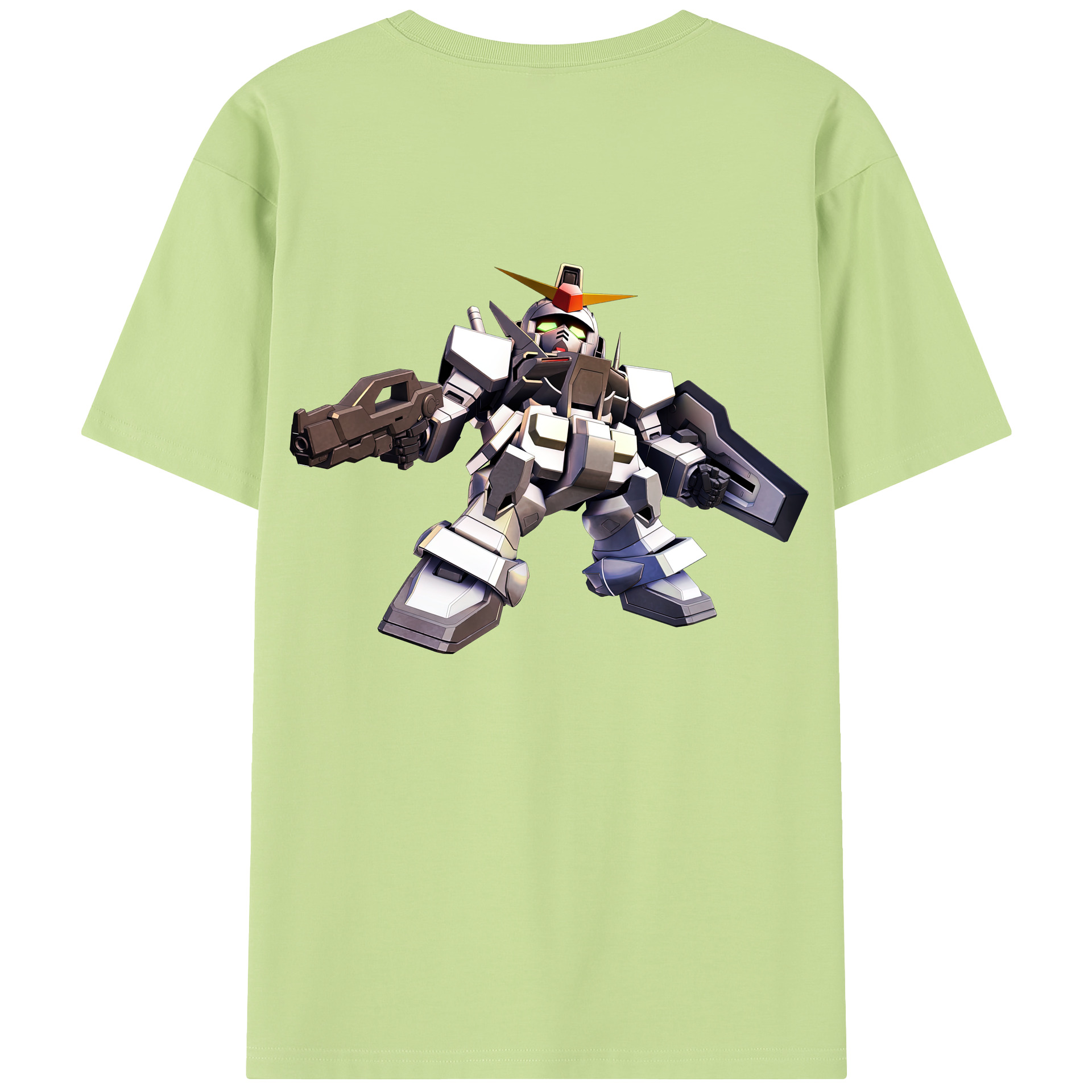 （画像用） 機動戦士ガンダム Mobile Suit Gundam 綿100％半袖Tシャツ（背面プリント）